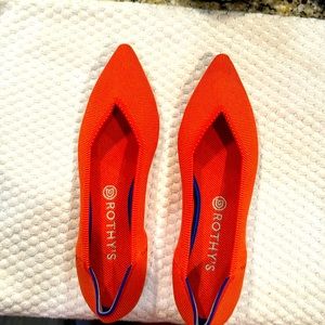 Rothy’s The Point size 11 - tangerine